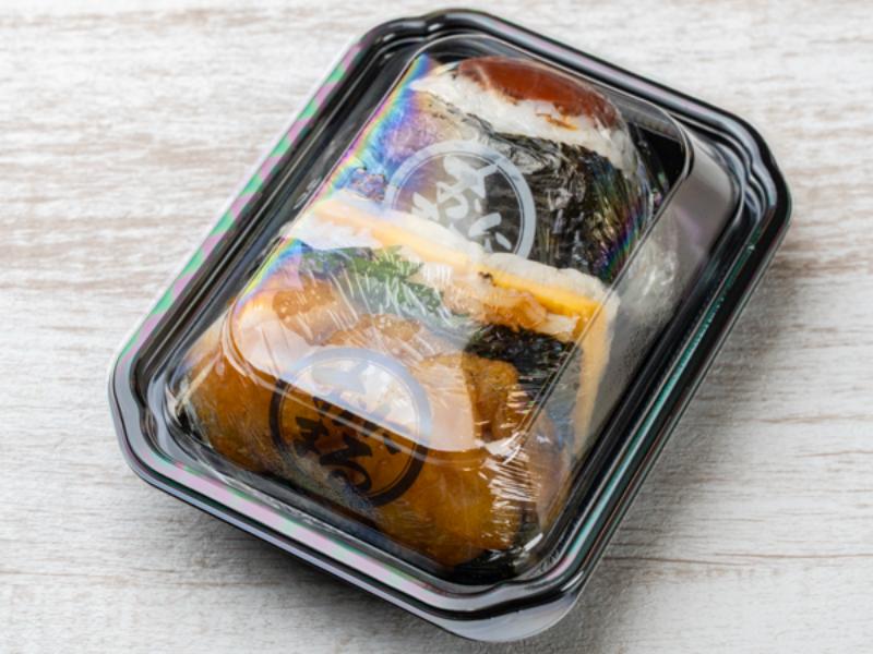 香味だれ海老天むす×かつお梅２個セット