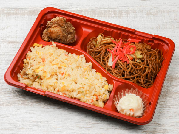 雄ゆう亭の焼きそば＆炒飯弁当