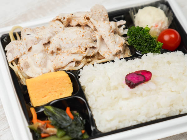 雄ゆう亭の豚しゃぶごまだれ弁当