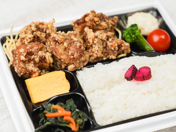 雄ゆう亭の鶏唐揚げ弁当