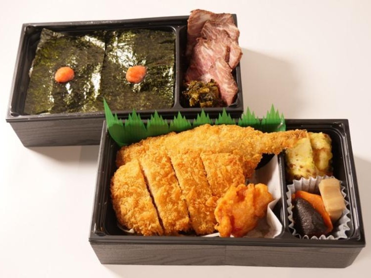 いわしフライ＆とんかつのり弁二段御膳