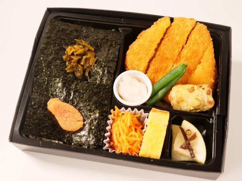 あごだし明太＆高菜海苔弁当（おろしチキン カツ）