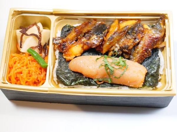 一本あごだし明太子と鰻御膳