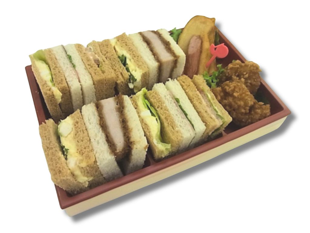 唐揚げ入りサンド弁当