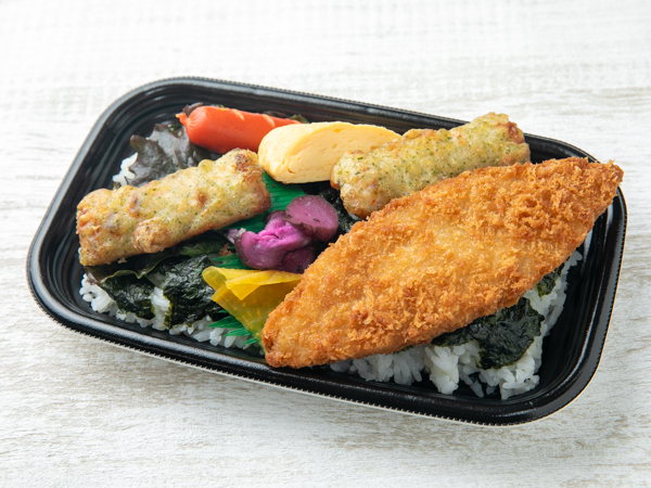 白身フライのり弁当