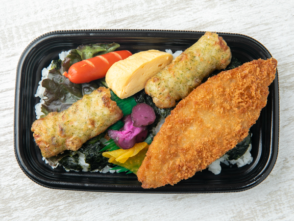 白身フライのり弁当
