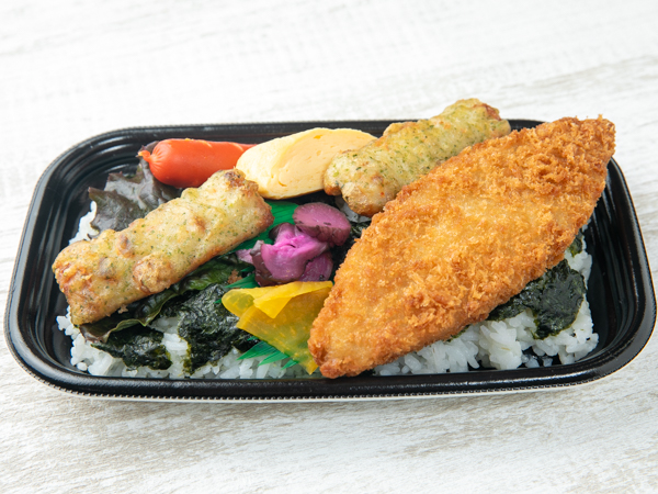 白身フライのり弁当
