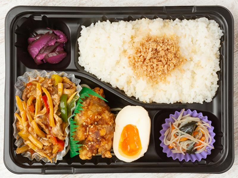 チンジャオロース×とりから弁当