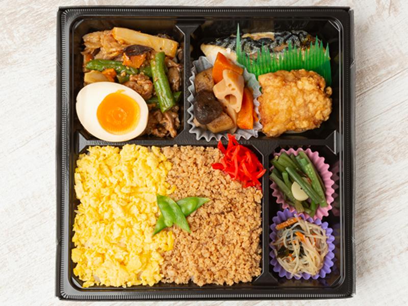 【幕の内】豚焼肉×鯖の塩焼き弁当