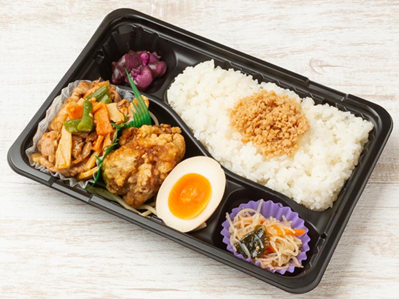豚焼肉×とりから弁当