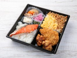 【ボリューム弁当】鮭＆ヒレカツ＆肉じゃが