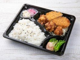 【コスパ抜群】ヒレカツ＆唐揚げ＆海老とブロッコリー炒め