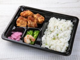 【お手軽】唐揚げ＆海老とブロッコリー炒め