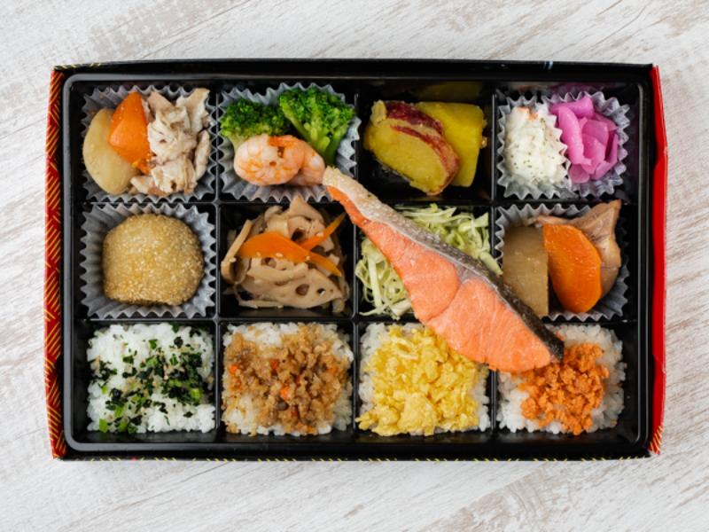 12マス弁当（鮭）
