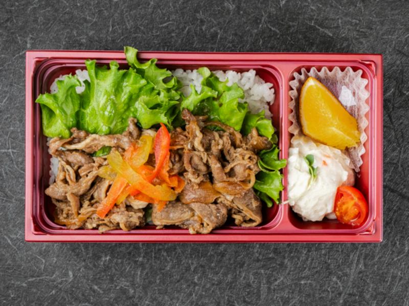 彩り牛肉重