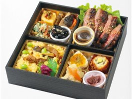 季節の副菜とステーキ華御膳