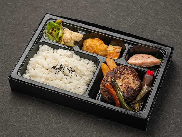 【ECO容器】あか牛とどんぐりポークのハンバーグ弁当