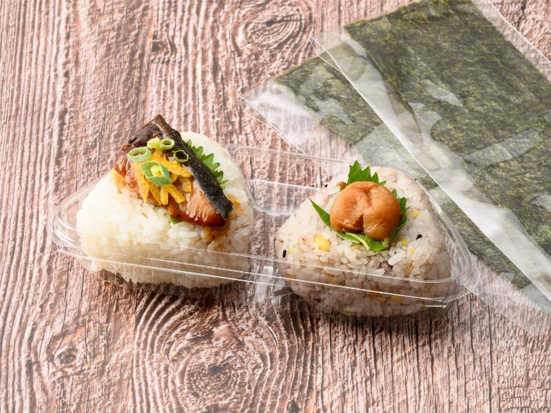 ブリ照焼きと雑穀米おにぎり