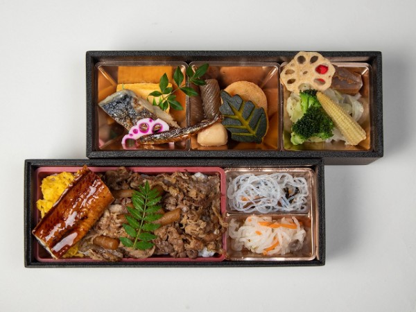 菖蒲ayame～黒毛和牛の牛ごぼう＆うなぎ2段重～