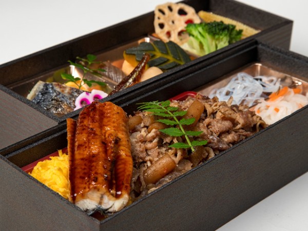 菖蒲ayame～黒毛和牛の牛ごぼう＆うなぎ2段重～