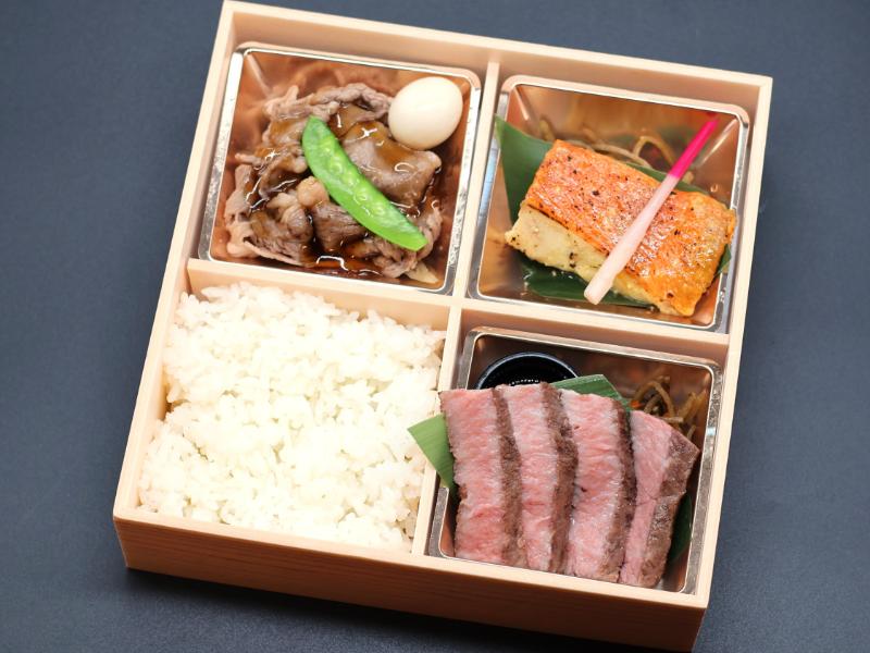 A5黒毛和牛と金目鯛の西京焼き御膳