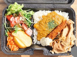 【大人のお子様ランチ】手作りキーマカレー×生姜焼き×エビフライボックス