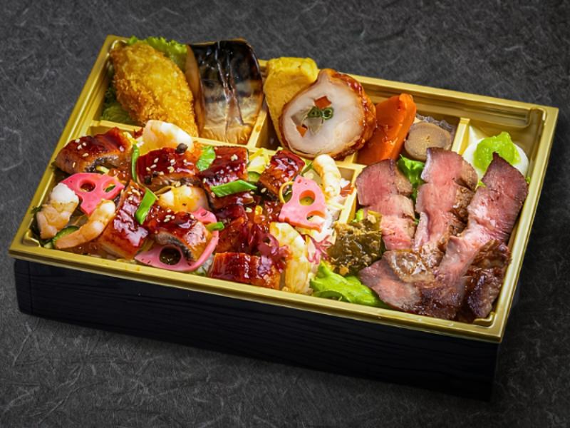 鰻ちらしの極上幕の内御膳