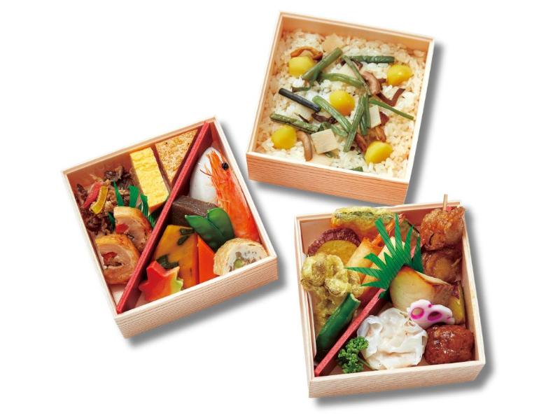 【金木犀】 栗と山菜おこわ3段重