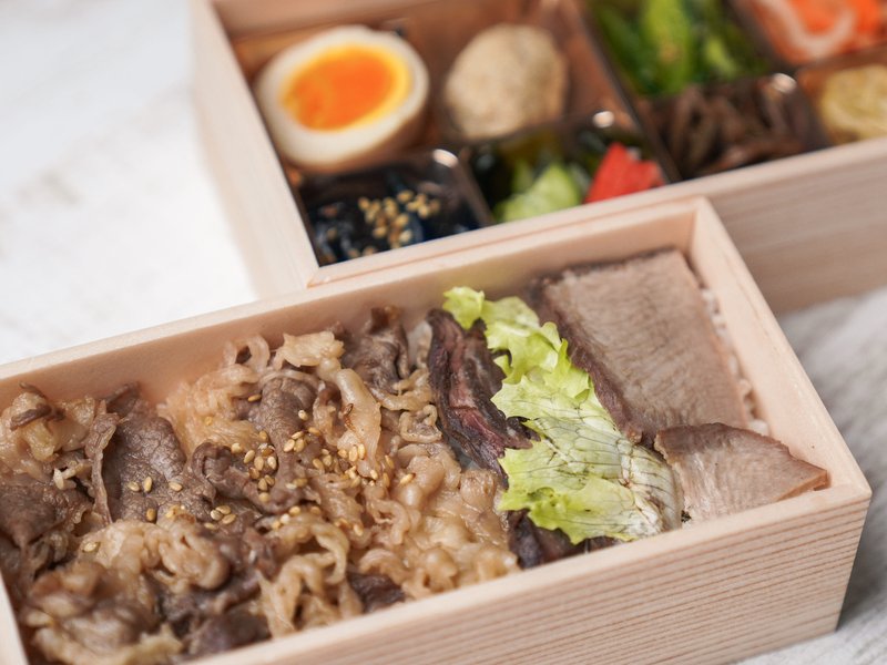 和牛焼肉3種盛り2段重