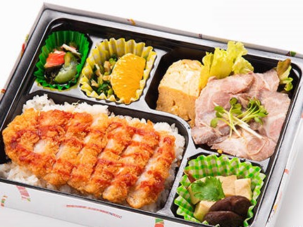 ソーストンカツ丼とローストポーク弁当