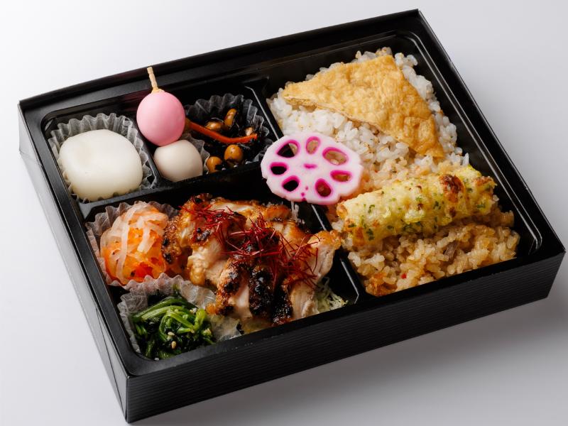 ２種ごはんと鶏の照り焼き弁当