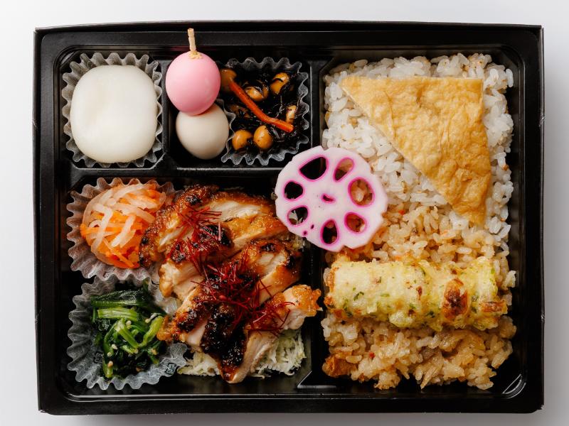 ２種ごはんと鶏の照り焼き弁当
