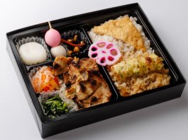 ２種ごはんと厳選豚のみそ焼き弁当