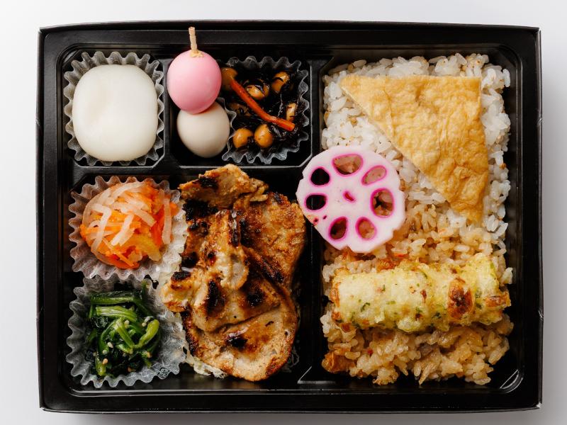 ２種ごはんと厳選豚のみそ焼き弁当
