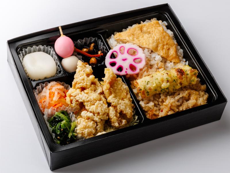 ２種ごはんと特製塩からあげ弁当