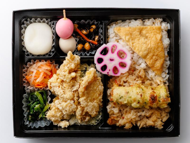 ２種ごはんと特製塩からあげ弁当