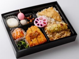 ２種ごはんと自家製みそだれのロースかつ弁当