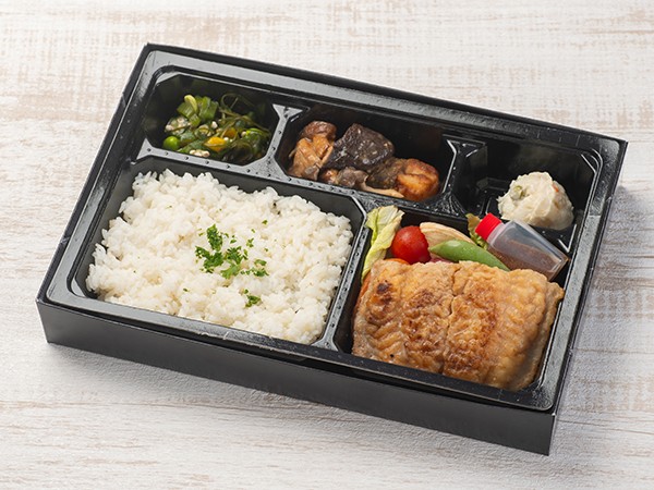 白身魚のムニエル弁当