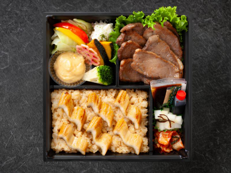 広島牛カルビ焼肉とあなごめし御膳