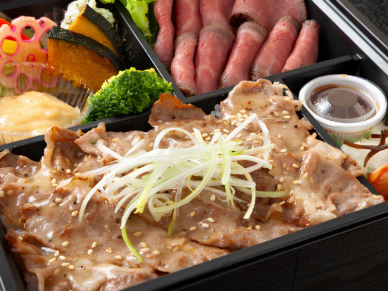 広島牛ローストビーフとコウネめし