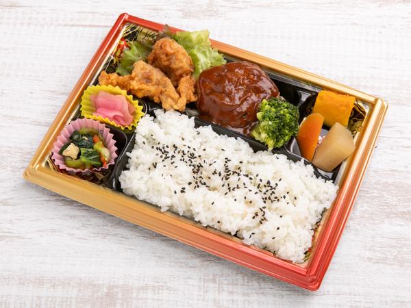 唐揚げ＆ハンバーグ弁当