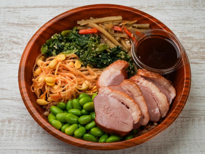 酵素玄米ビビンパ～鴨のスモーク 和風おろしソース～