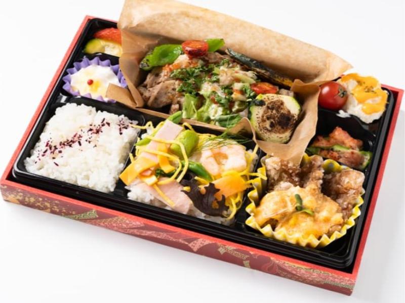 グリルチキンハーブマリネ御膳