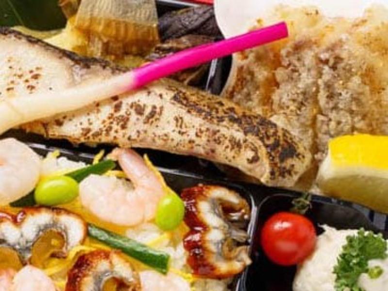 真鯛の山椒竜田揚げちらし御膳