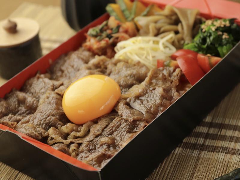 焼きすき牛飯