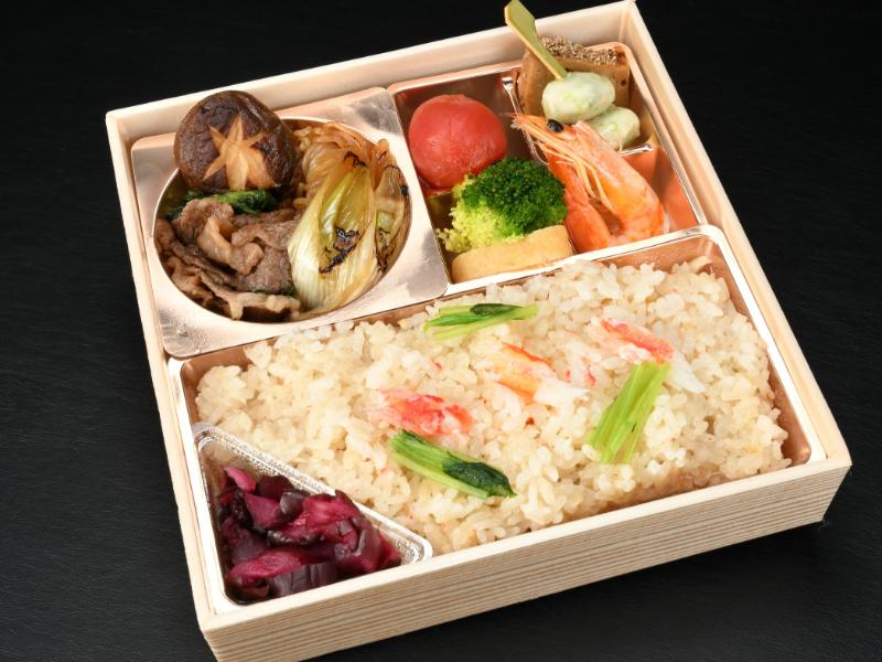 【12月1日～3月31日お届け分限定】カニご飯と赤城牛すき焼き御膳