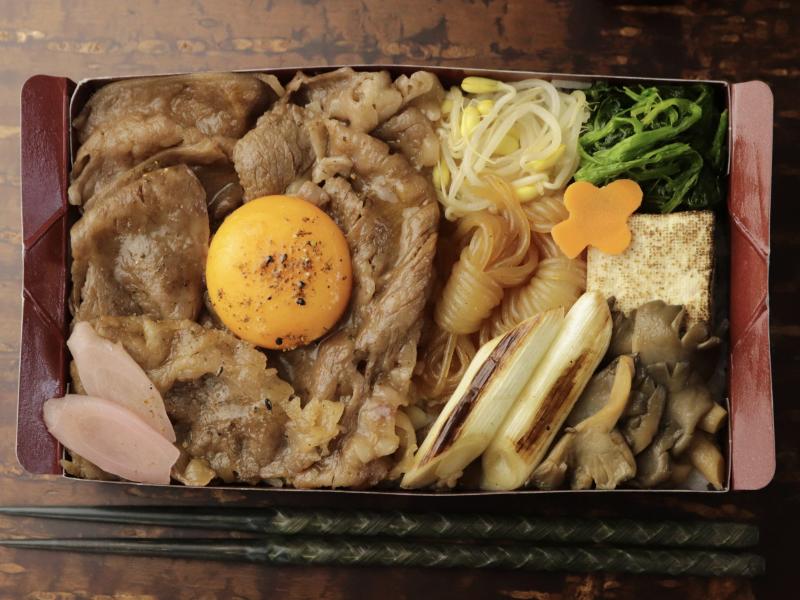 黒毛和牛焼きすき焼き重