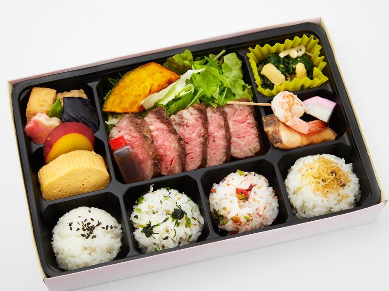 ステーキ一段弁当