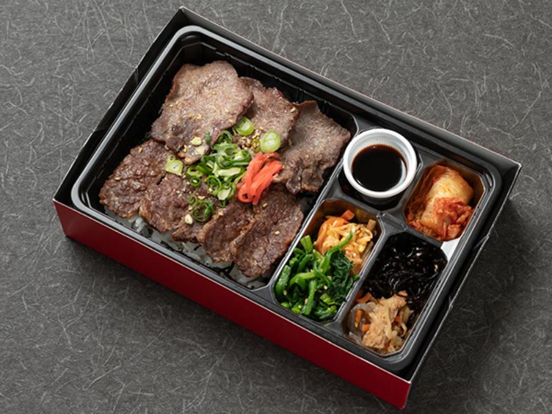 黒毛和牛A5カルビ＆タン塩弁当