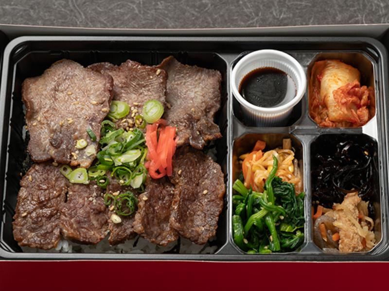 黒毛和牛A5カルビ＆タン塩弁当